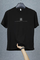 Heads Up Fashion Crew Neck Tee In Black