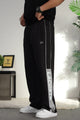 Lcste Colour-Block Stripe Loose Bottom Trouser