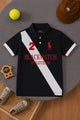 Plo Rph Lren Prominent Diagonal Stripe Younger Kids Polo Shirt