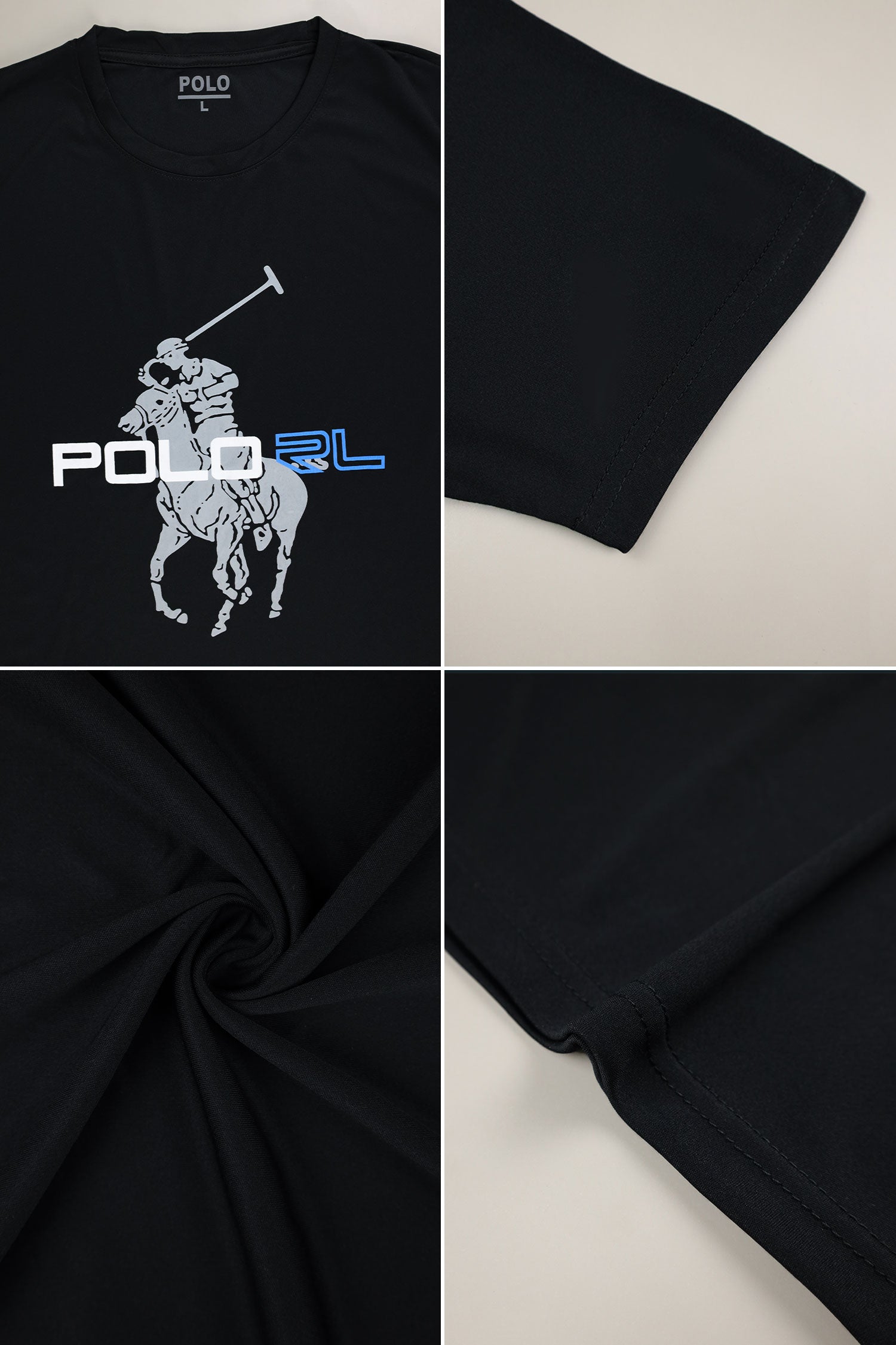 Rph Luren Signature Pony Men's Round Neck T-Shirt