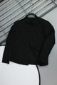 Regular Fit Self Design Imported Light Weight Jacket In Black