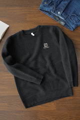 Smooth Ribbed Round Neck Imported Men's Sweatshirt