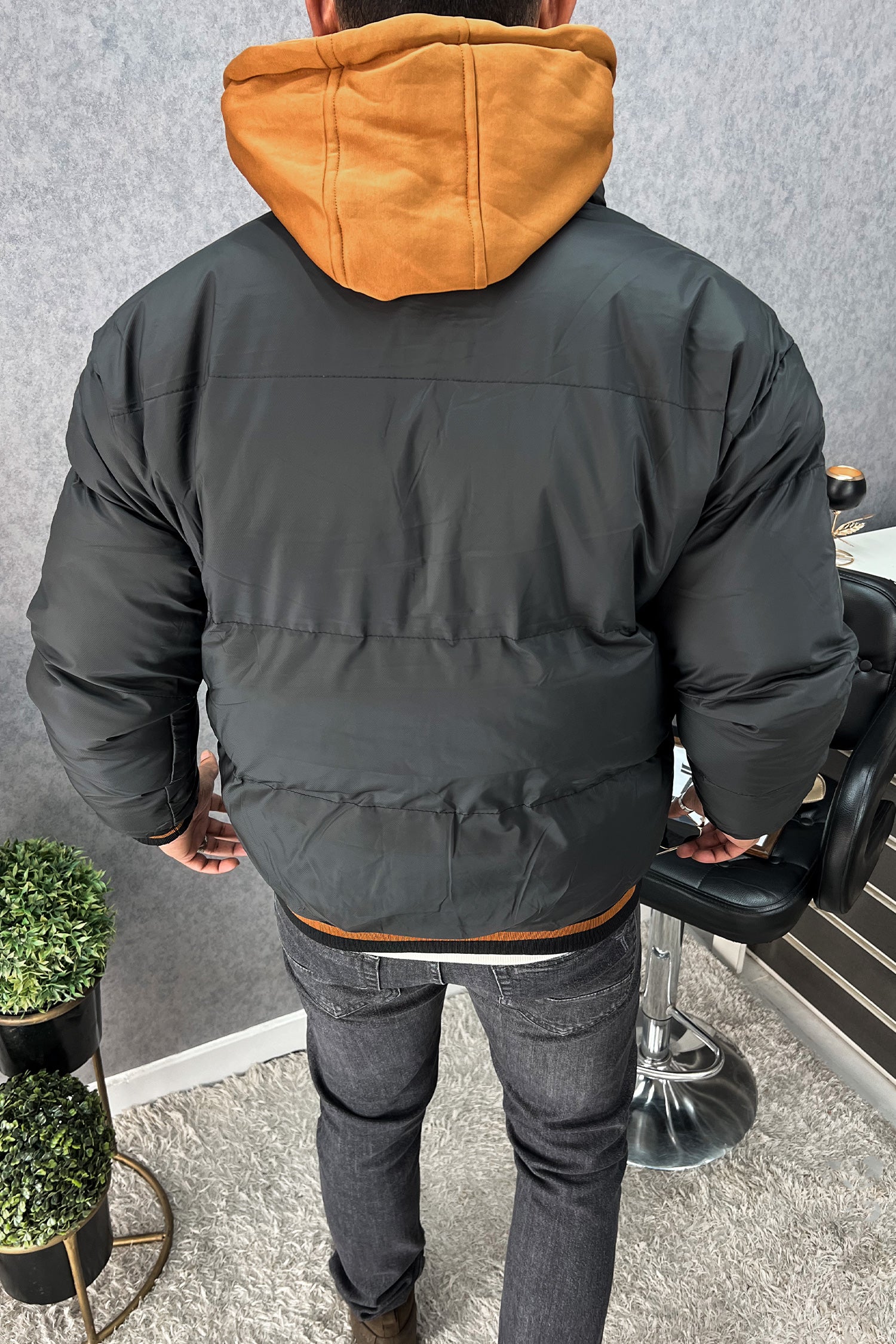 Winter Protects Dual Zip Hooded Imported Puffer Jacket