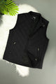 Diamond Quilted Heritage Vest Imported Men's Gilet In Black