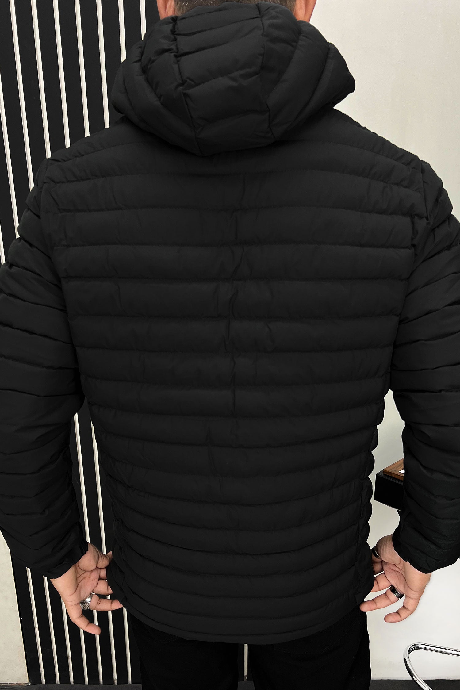 Nke Hooded Imported Puffer Jacket