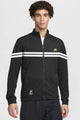 Nke Track Top "Pitch" Men Zipper Upper In Black