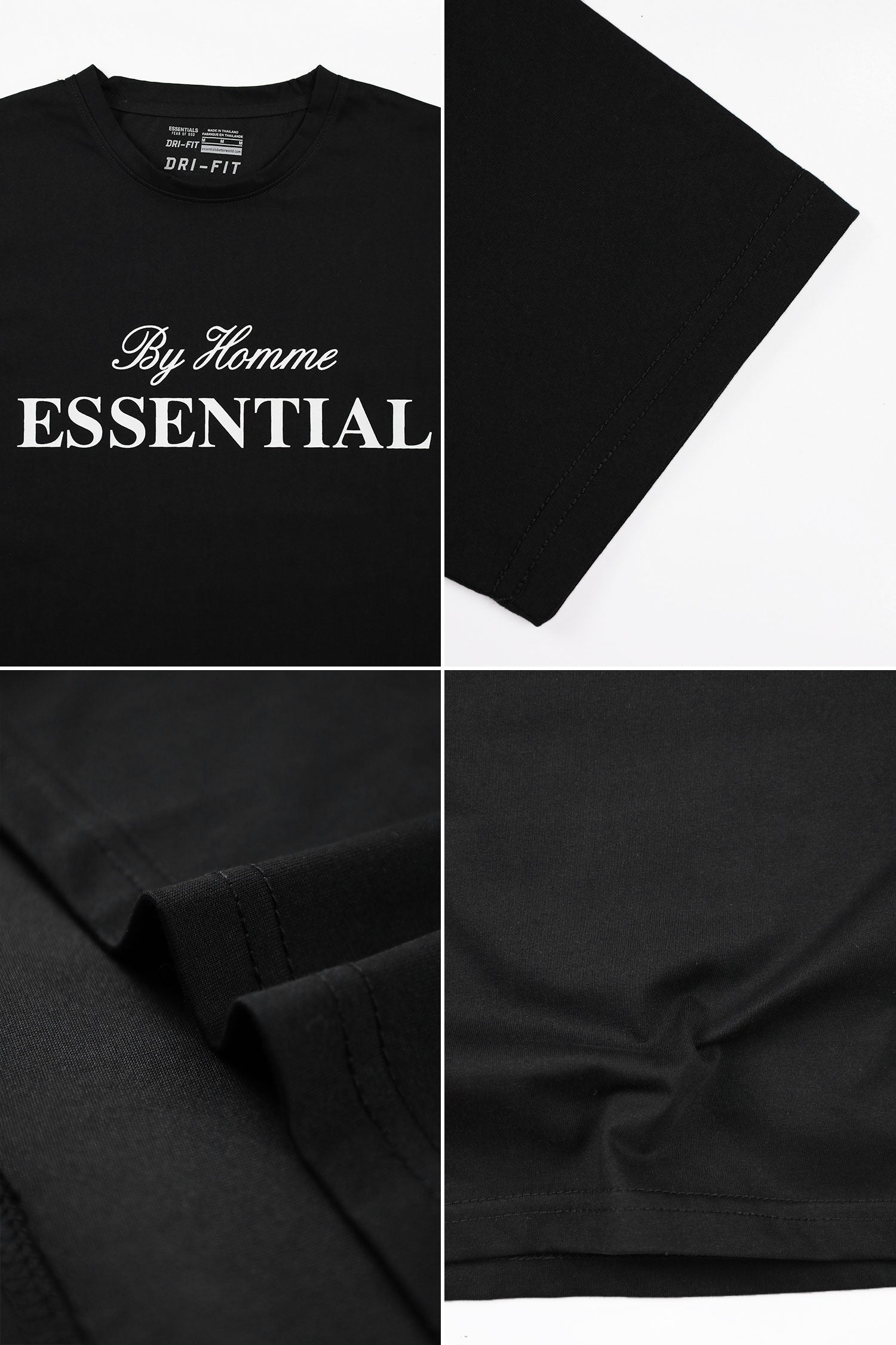 Essen By Homme Signature Logo Round Neck Tee