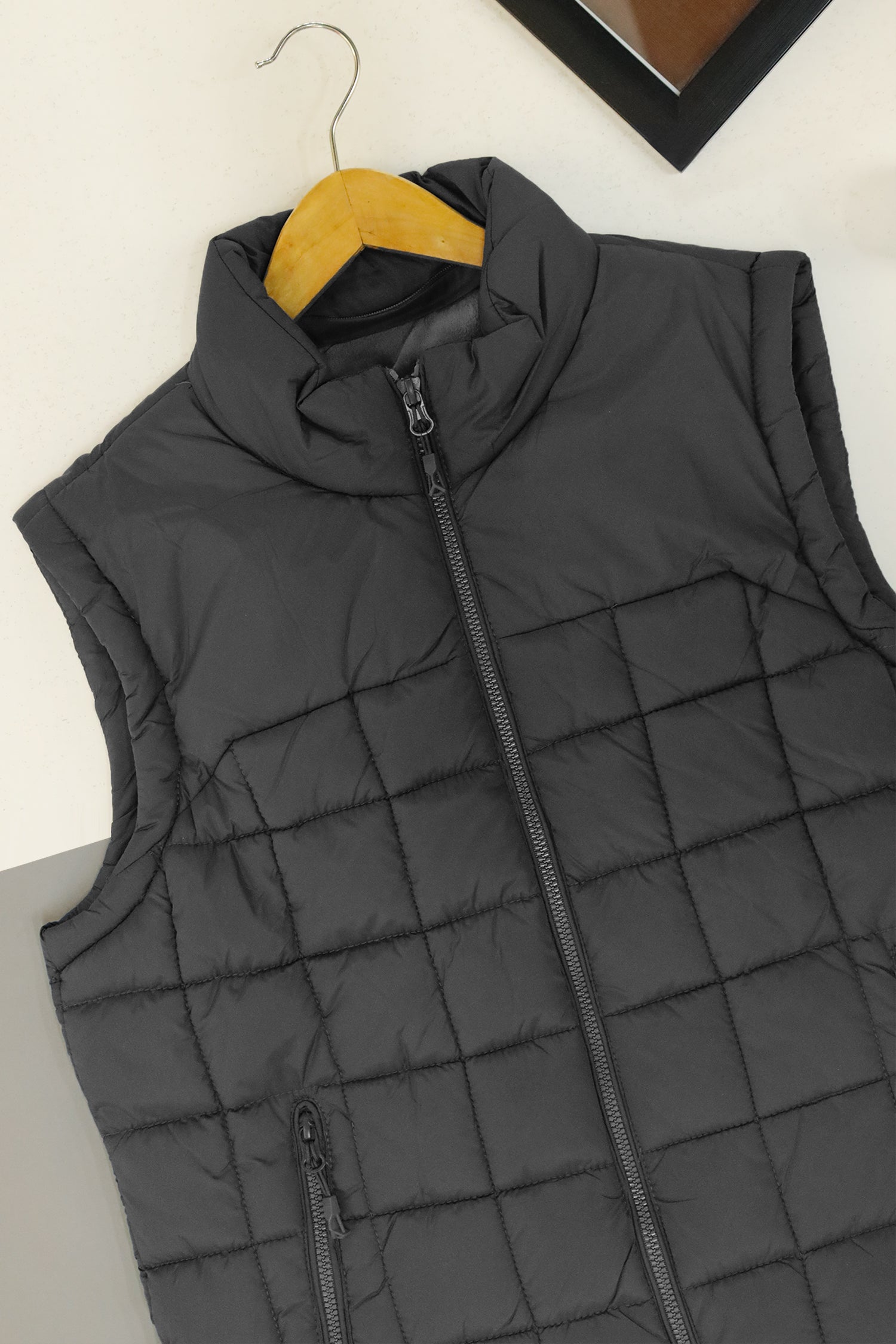 Boa Reversible Vest Detachable Hood Imported Men's Gilet