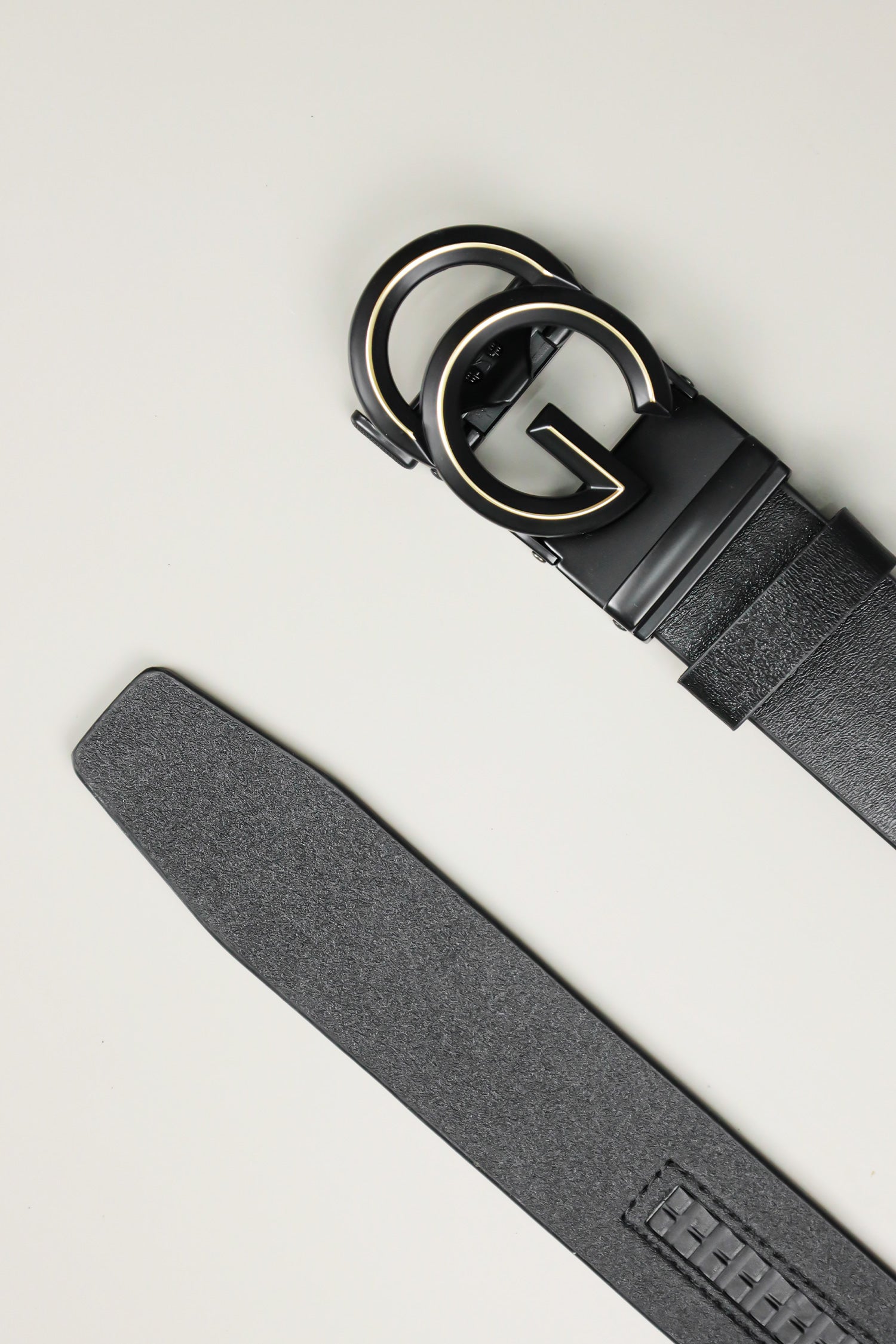 G Metal Alloy Automatic Buckle Branded Belt