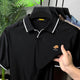 Turbo Distinctive V-Neck Collar Polo T-Shirt