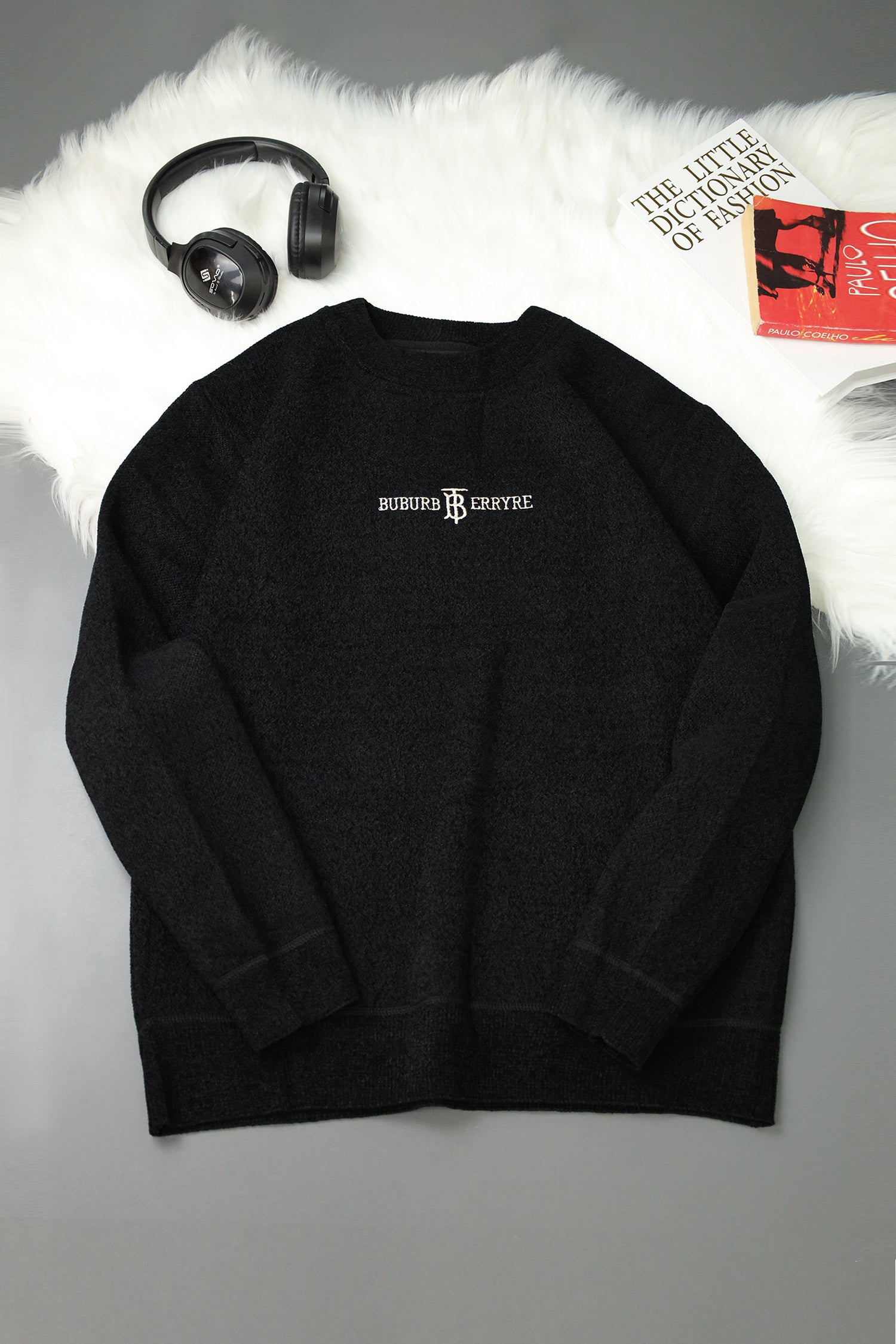 Wool Knitwear Round Neck Imported Men's Sweatshirt