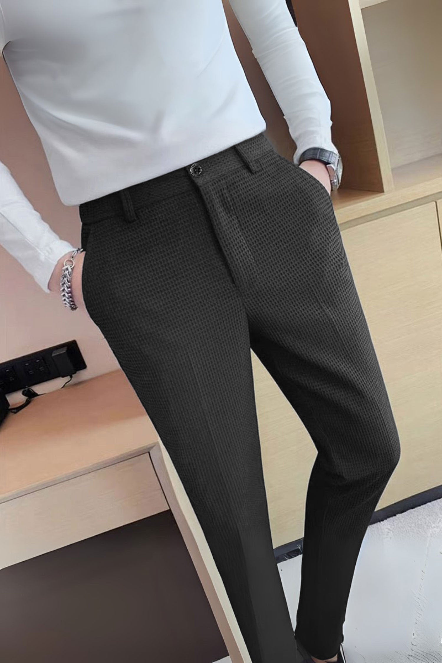 Turbo 'Apex' Elite Series Slimfit Waffle Pant