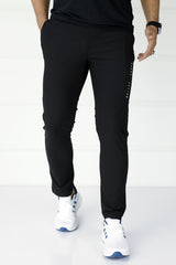 Turbo Active Stretch Gym Men's Dryfit Sportswear Trouser In Black