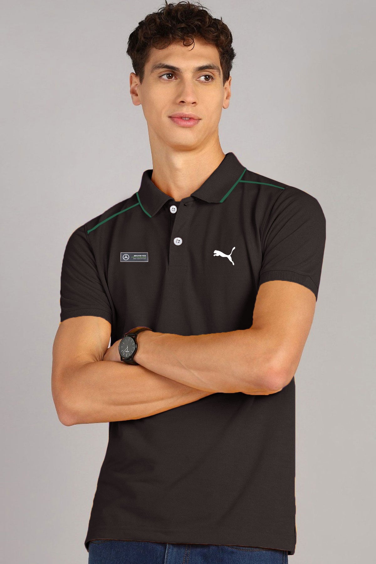 Pma AMG Benz Edition Premium Men's Polo Shirt