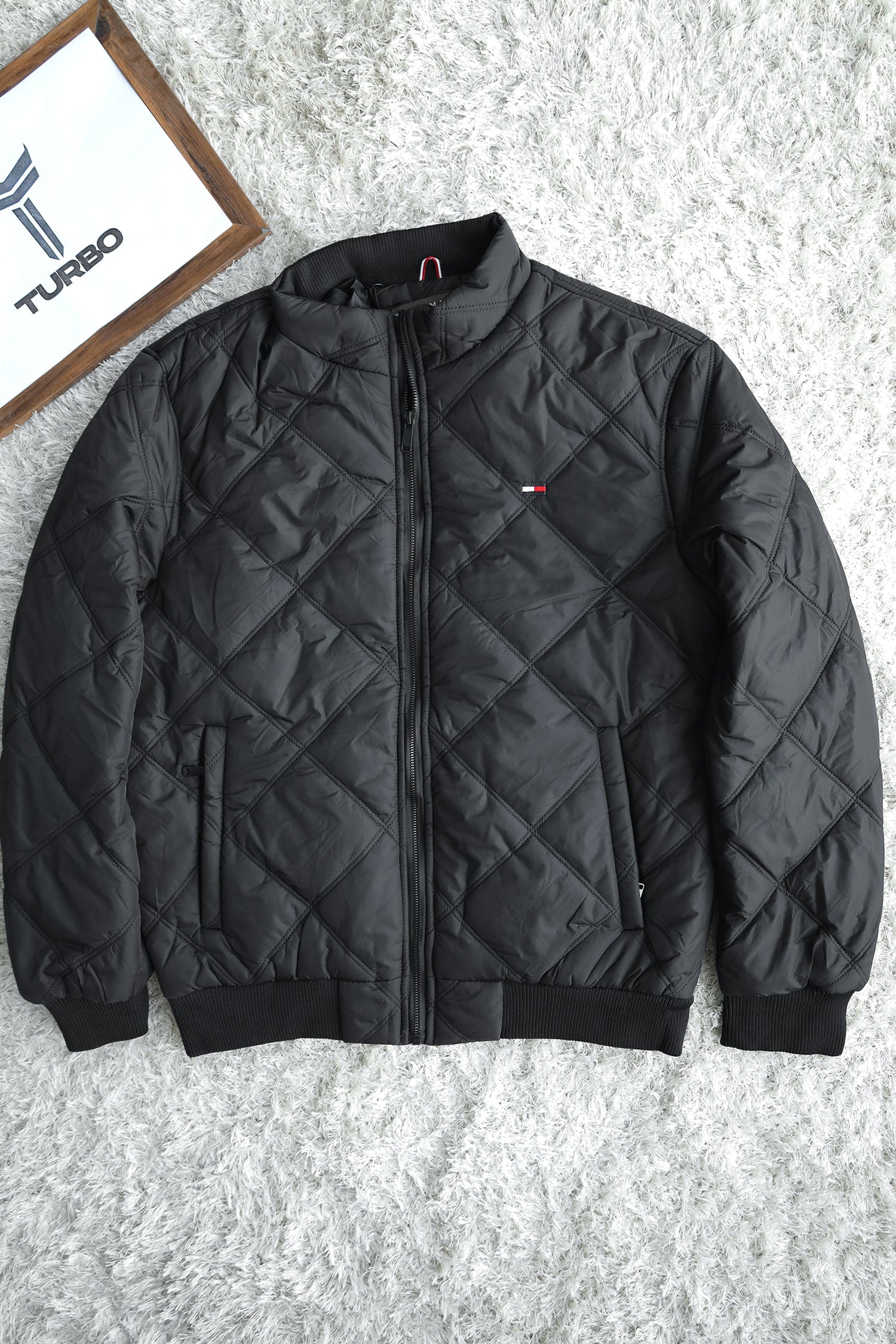 Tmy Dual Stitch Padded Imported Puffer Jacket