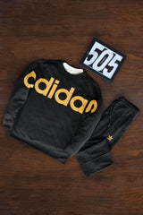 Adds Spellout Crew Round Neck Tracksuit