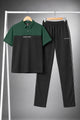 Turbo Colorblock Street Style Men's Co-Ord Set