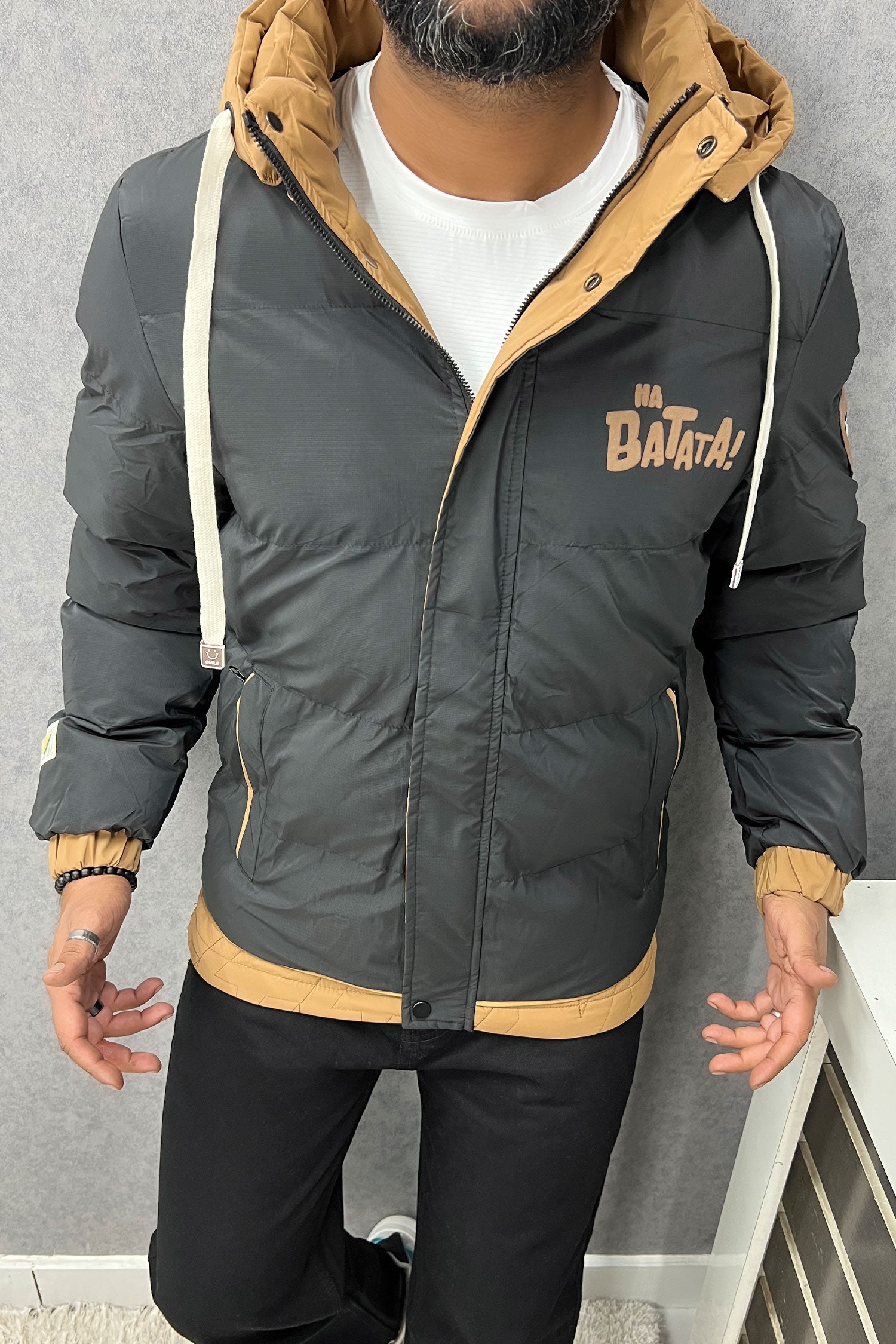 Batata Hood Style Padded Imported Puffer Jacket