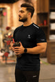 Turbo Elite Performance Series Dry-Fit Tee In Black