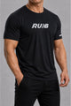 New Blnce Run Graphic Performance Dry-Fit Tee In Black