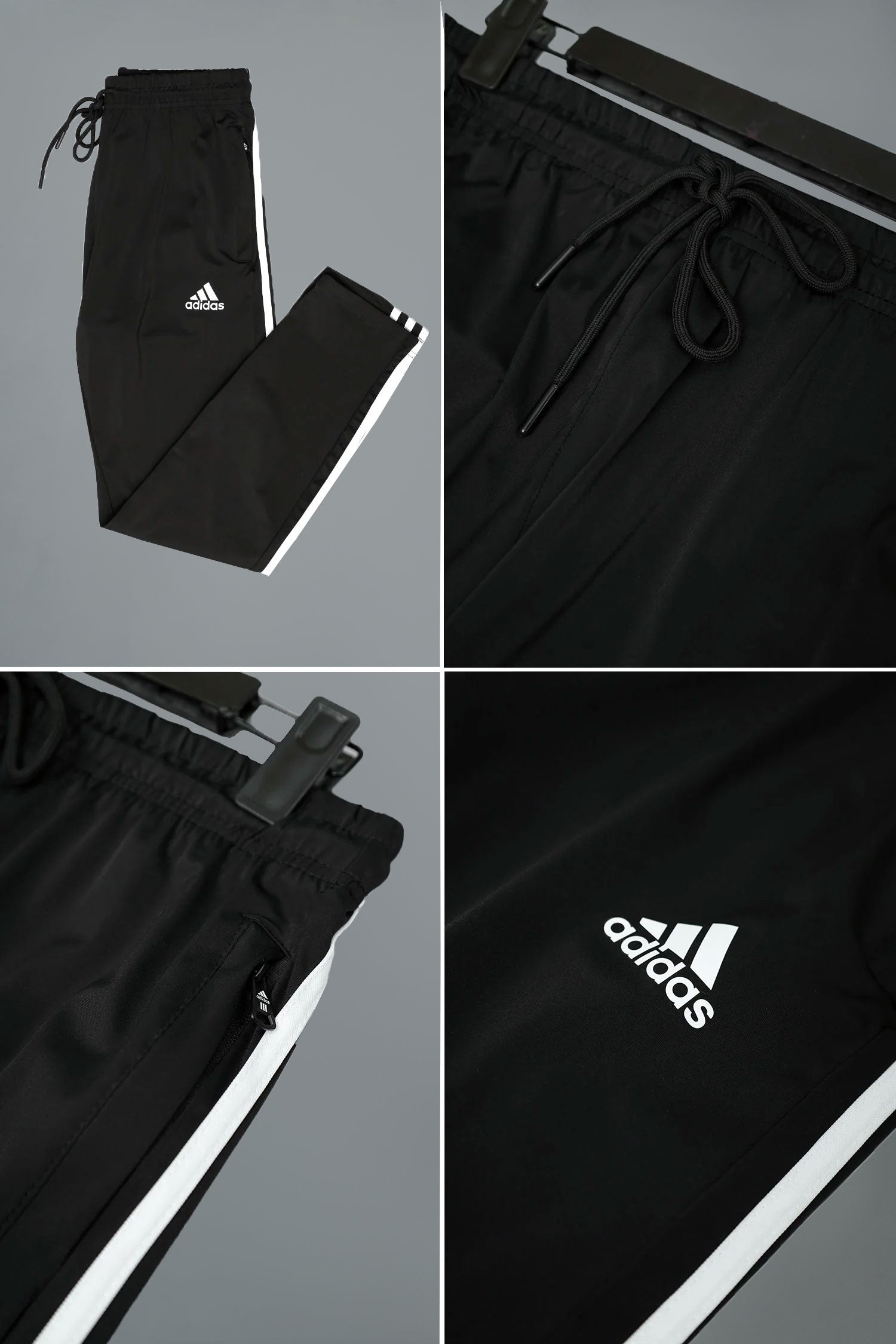 Adds Essential 3-Stripes Elastic Dry-Fit Trouser