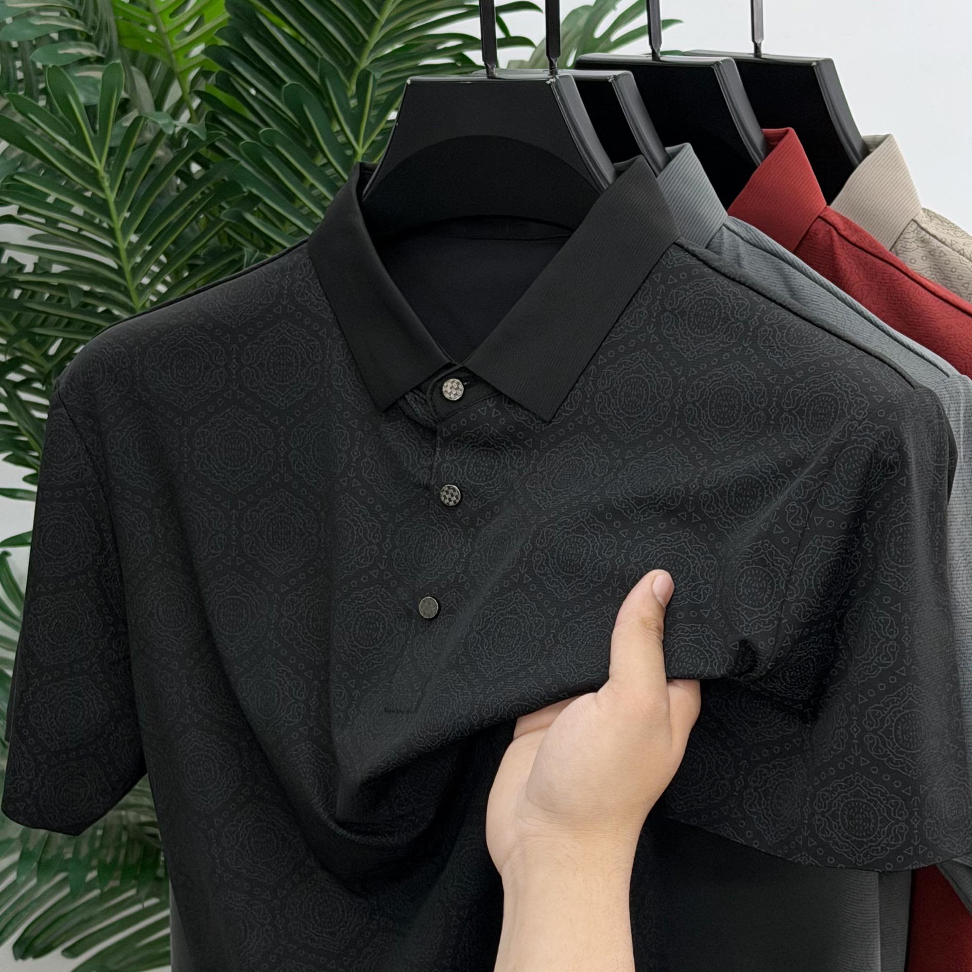 Men's Urban Essential Silk Polo T-Shirt