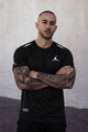 Jrdn Jumpman Logo Style Imp Dry-Fit Tee In Black