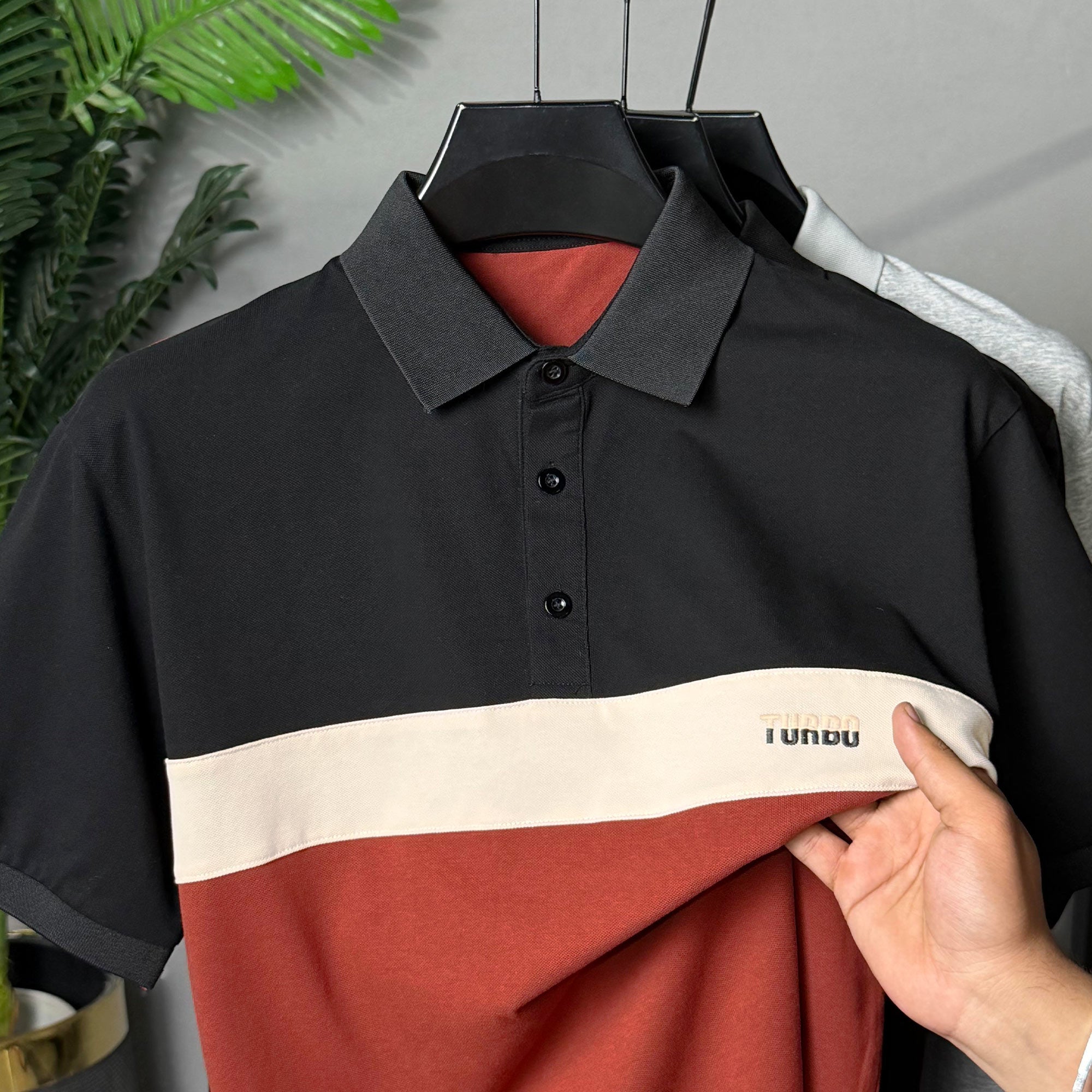 Turbo Panel Style Men's Polo Shirt