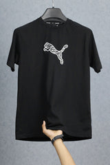 Pma Youth Graphic Crew Neck Tee In Black