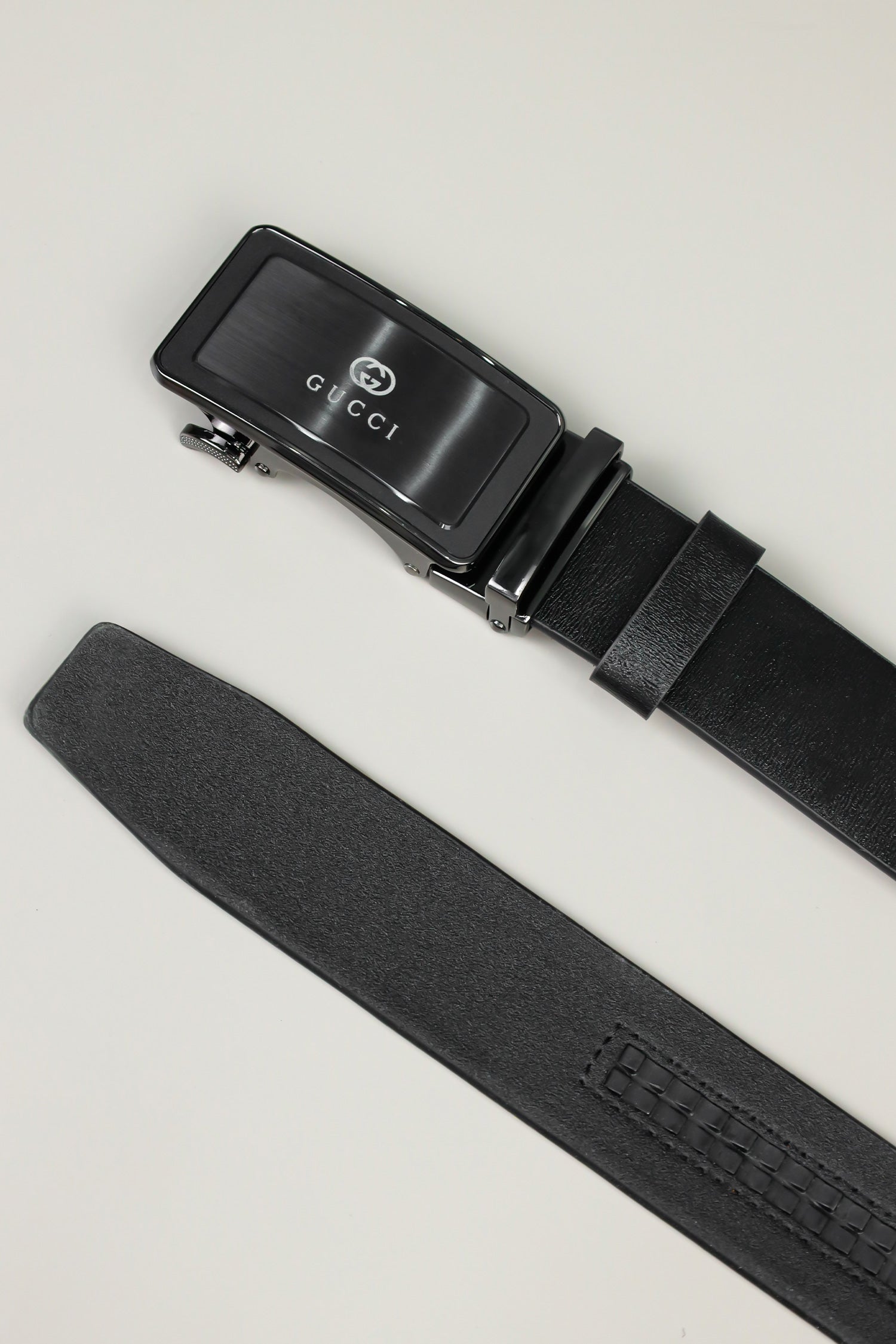 G Metal Alloy Automatic Buckle Branded Belt