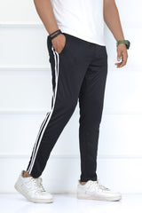 Nke Power Stretch Quick-Dry Slim-Fit Trouser In Black
