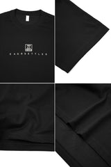 Heads Up Fashion Crew Neck Tee In Black