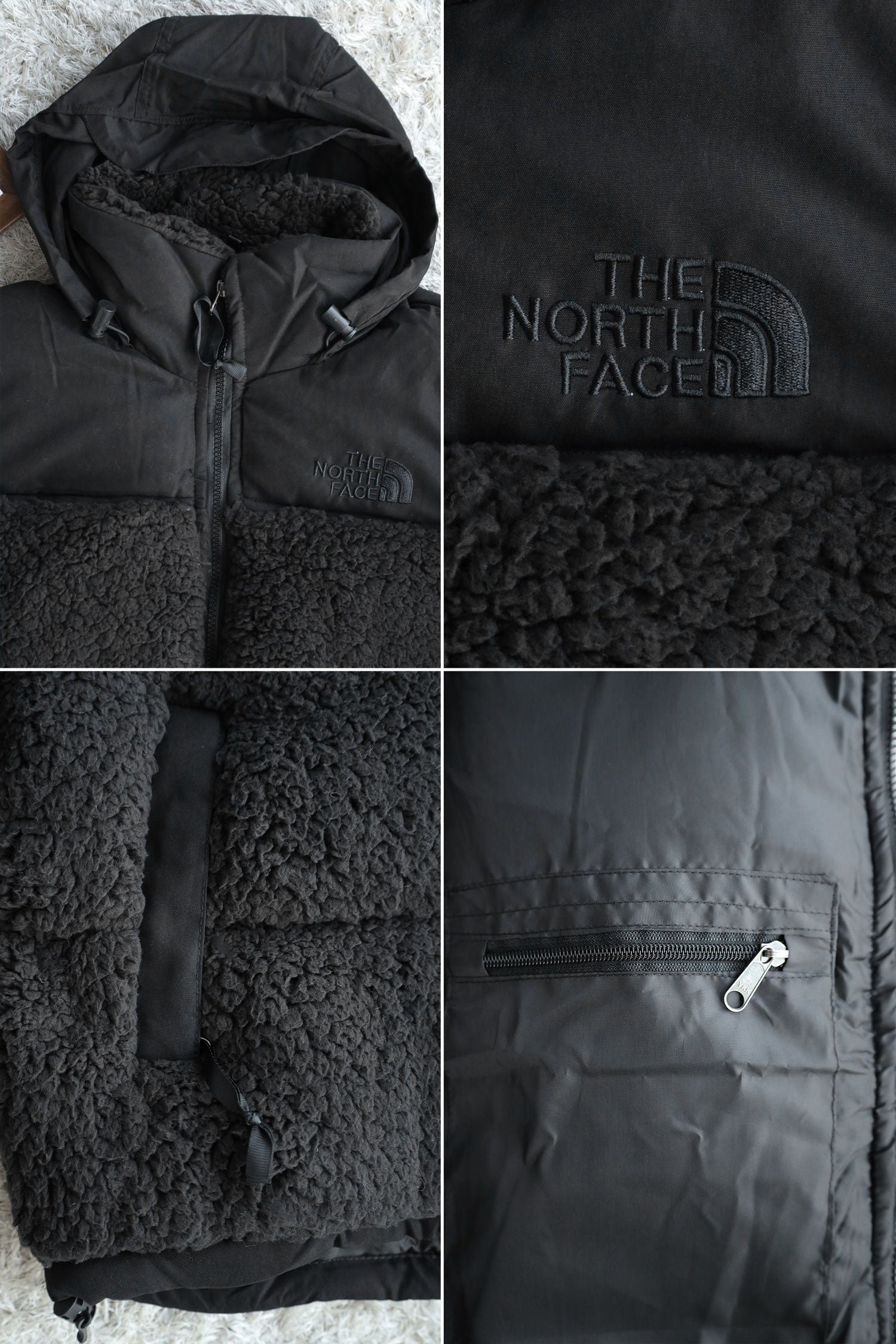 The Nrth Fce Sherpa Fleece Padded Imported Puffer Jacket