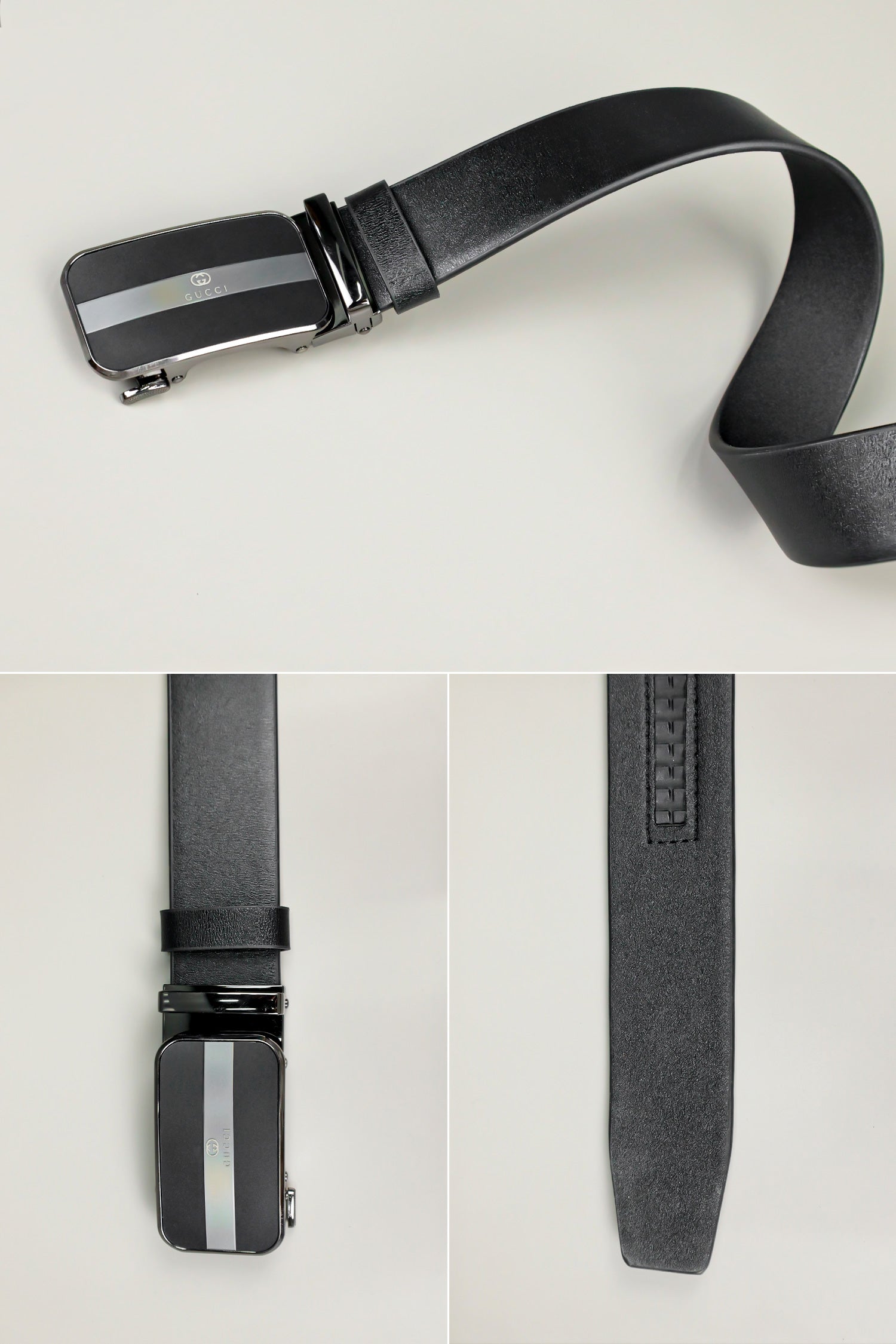 G Metal Alloy Automatic Buckle Branded Belt