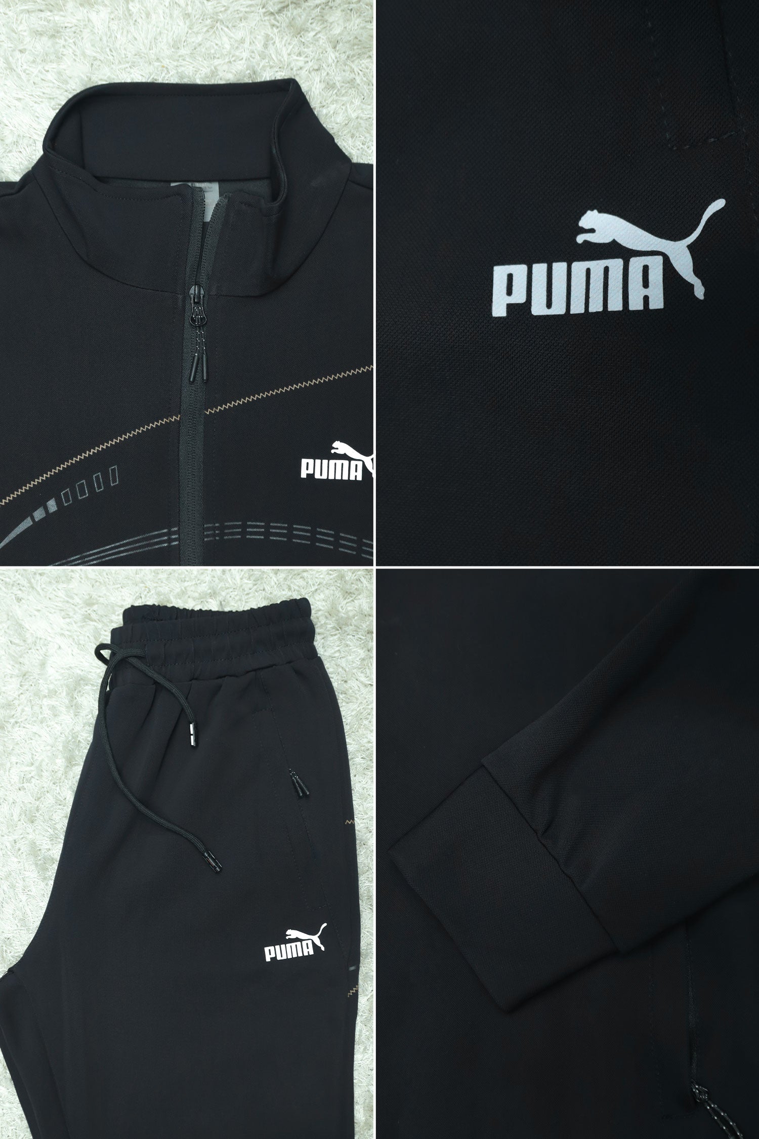 Pma Signature Style Sportswear Men Zipper Tracksuit