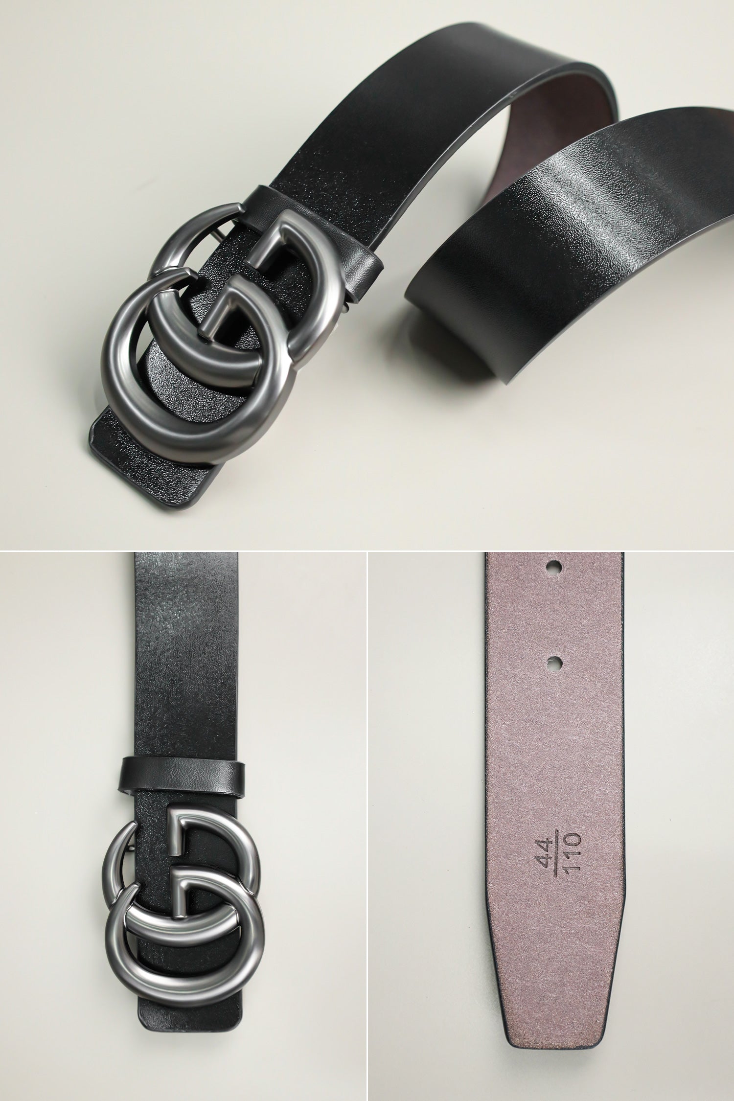 G Metal Alloy Automatic Buckle Branded Belt