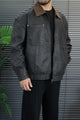 Turbo Maillard Style Vintage Imported Leather Jacket