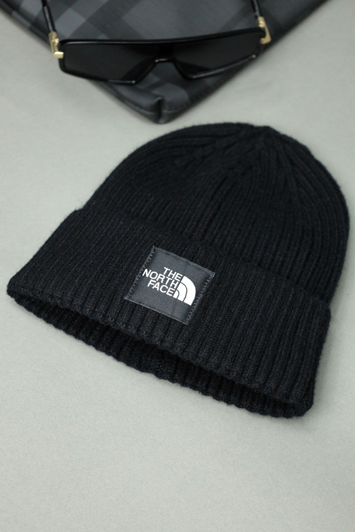 Th Nrth Fce Cashmere Wool Beanie Cap In Black