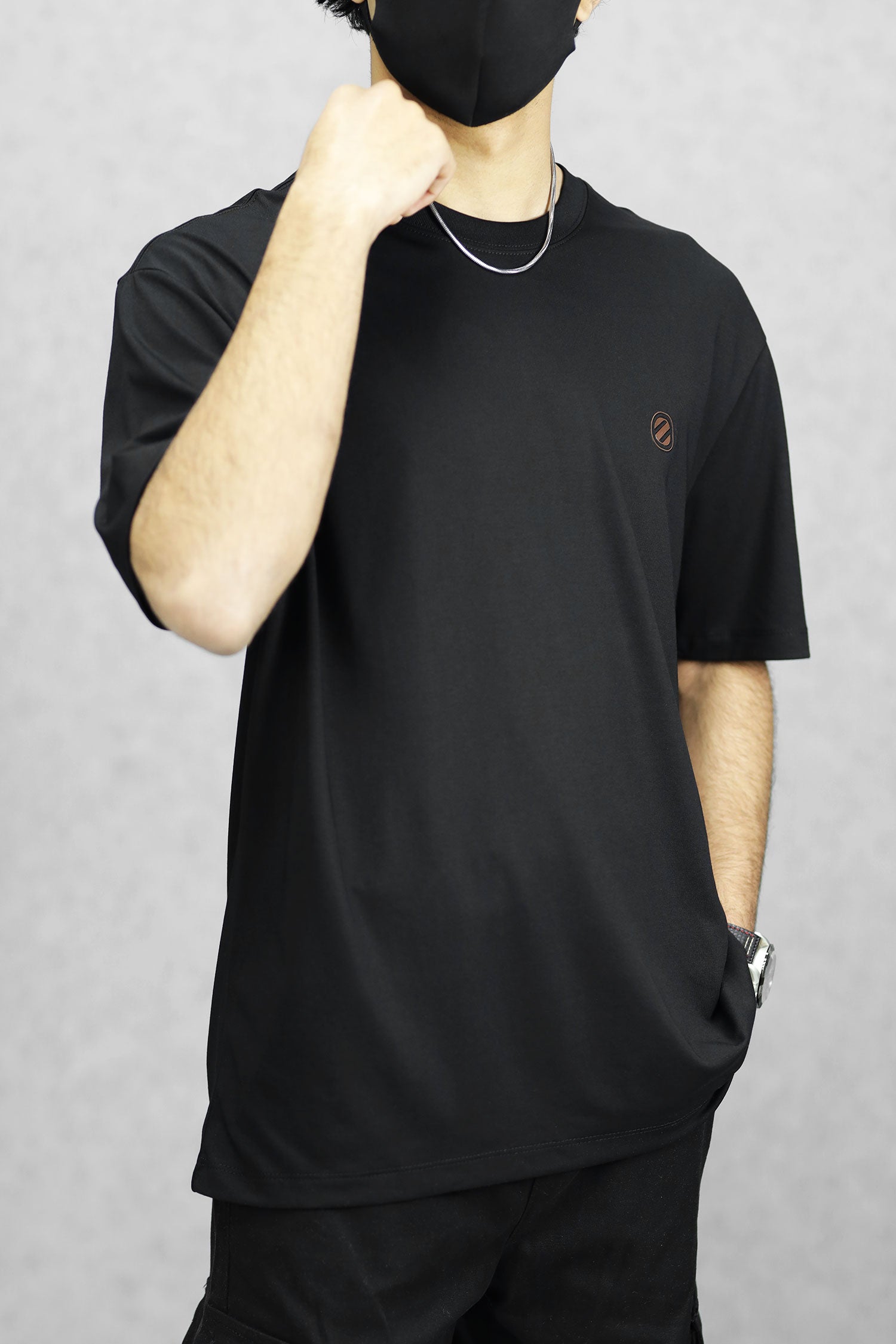 Detailed Comfort Imported Round Neck T-Shirt