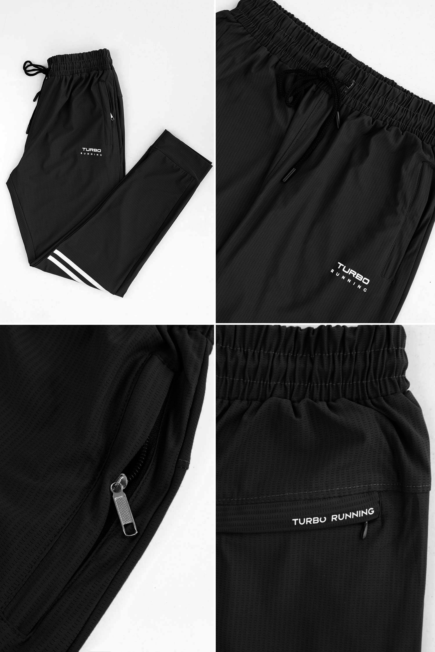 Turbo 'The Stride' Division Running Men's Dryfit Trouser