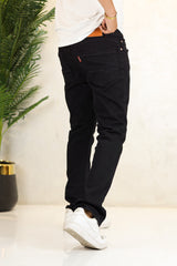 Turbo Modern Edge Iconic Slim Fit Jeans In Blacked Blue