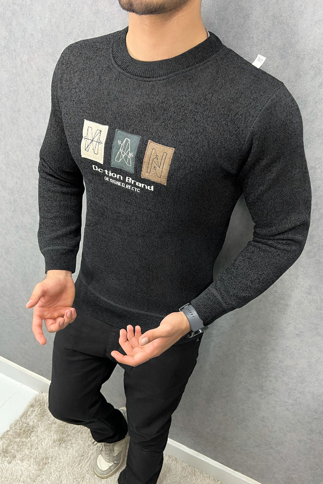 branded sweater