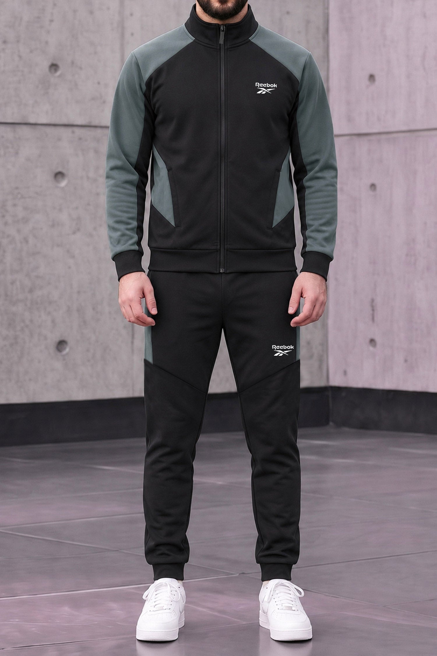 Rebok Tech-Fit Wind Breaker Men's Co-Ord Set