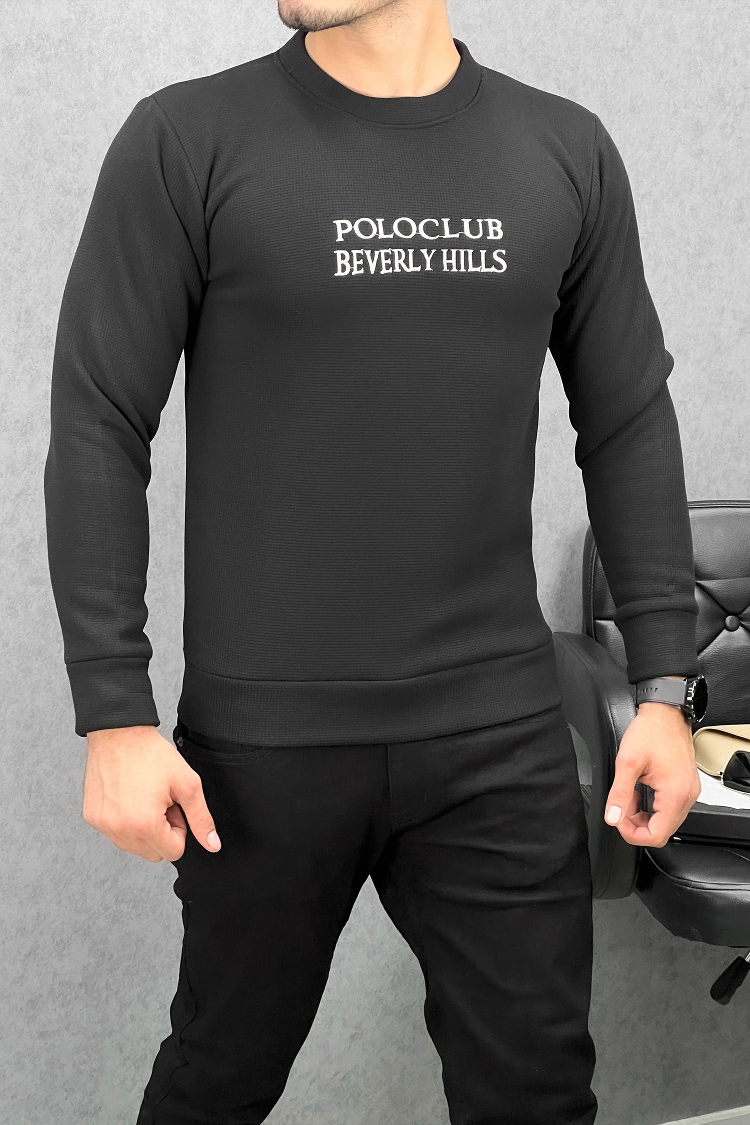 Polo Club Round Neck Imported Men's Sweatshirt