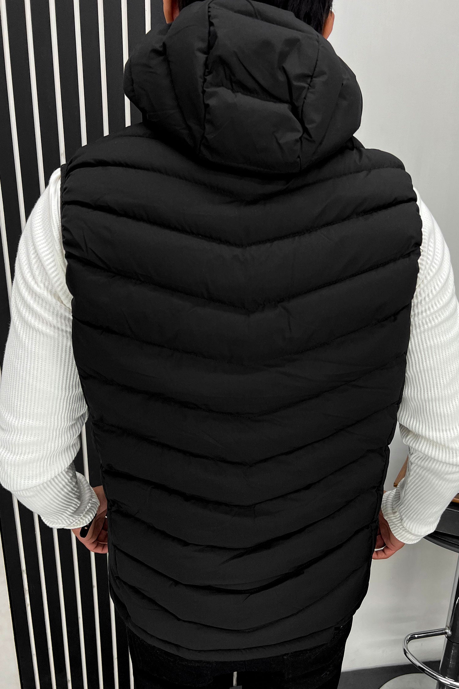 Adds Slogan Padded Imported Big Size Men's Gilet