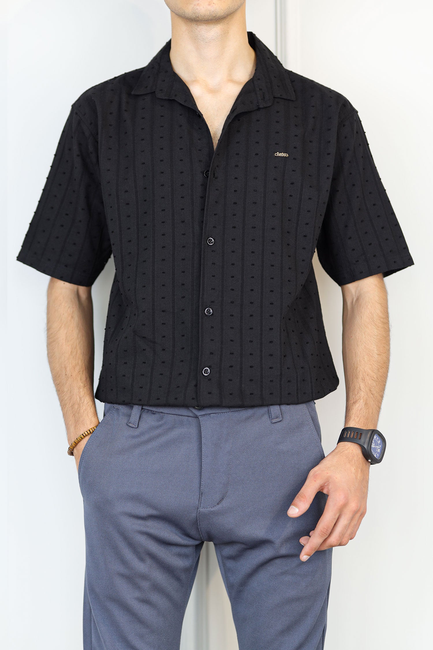 Turbo Puff Clasic Thread Casual Shirt