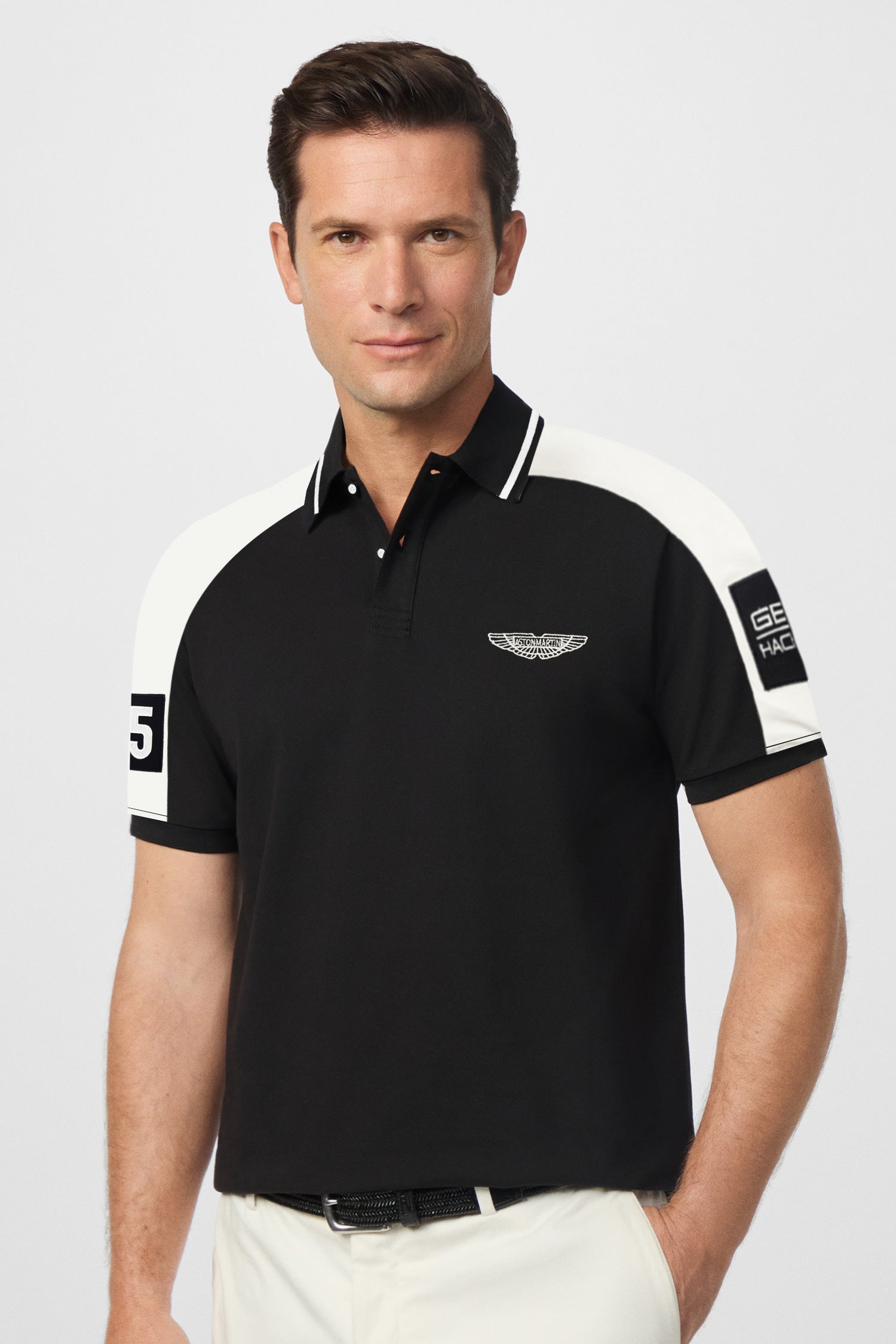 Hackt Lndn Astn Martn UltraCore Athletic Men's Polo Shirt