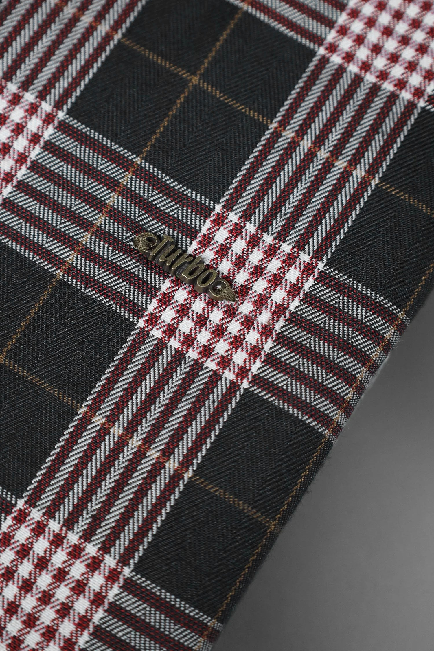 Turbo Plaid Pattern Creation Long Sleeve Cotton Casual Shirt