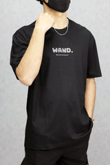 Wunderful Studio Imported Crew Neck T-Shirt In Black