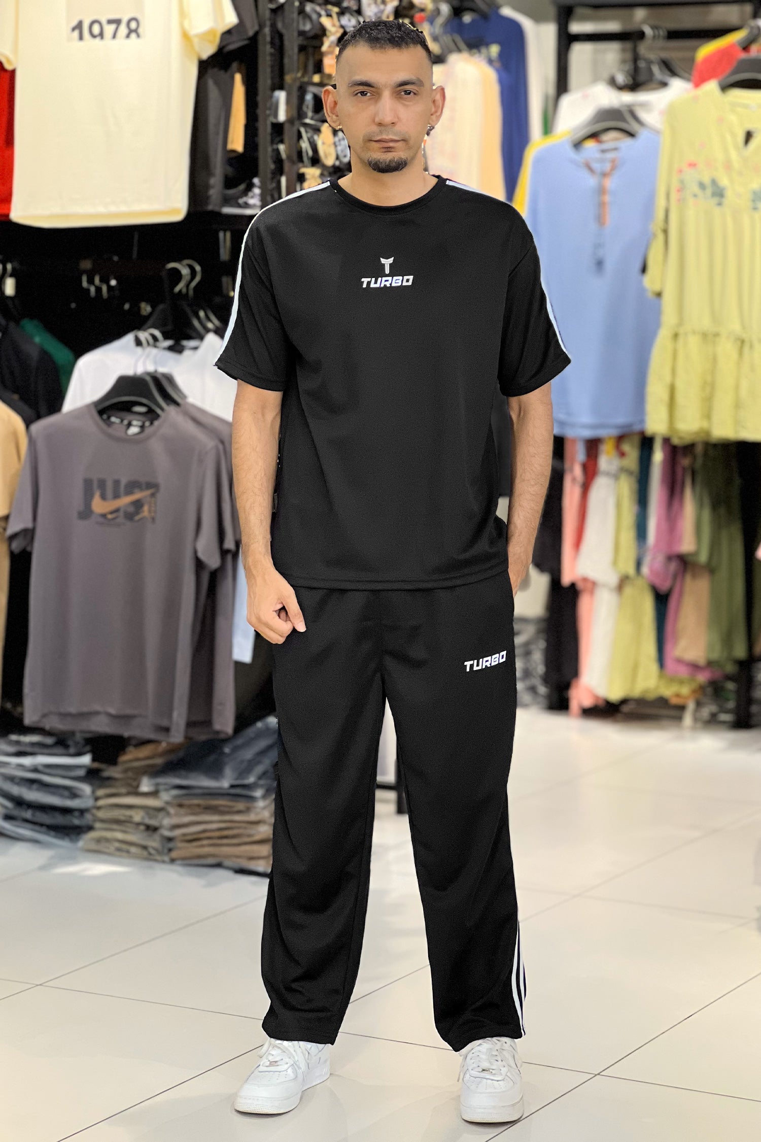 Turbo Hike Hydro Twin Stripe Oversize Tracksuit